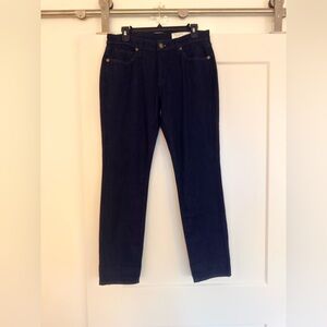 Rag & Bone Low-Rise Boyfriend Jeans in Deep Indigo